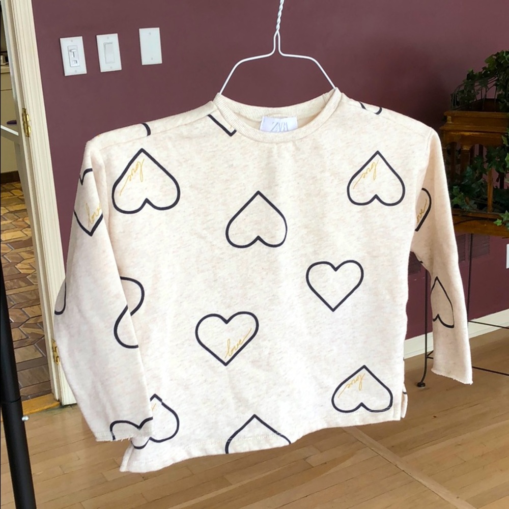 Zara girls sweatshirt